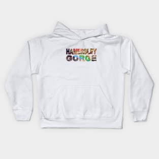 HAMERSLEY GORGE - Karijini Western Australia Swim Kids Hoodie